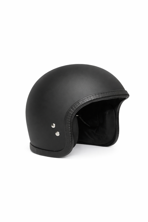 Skull cap helmet MATTE BLACK