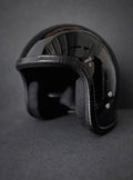 Skull cap helmet GLOSS BLACK