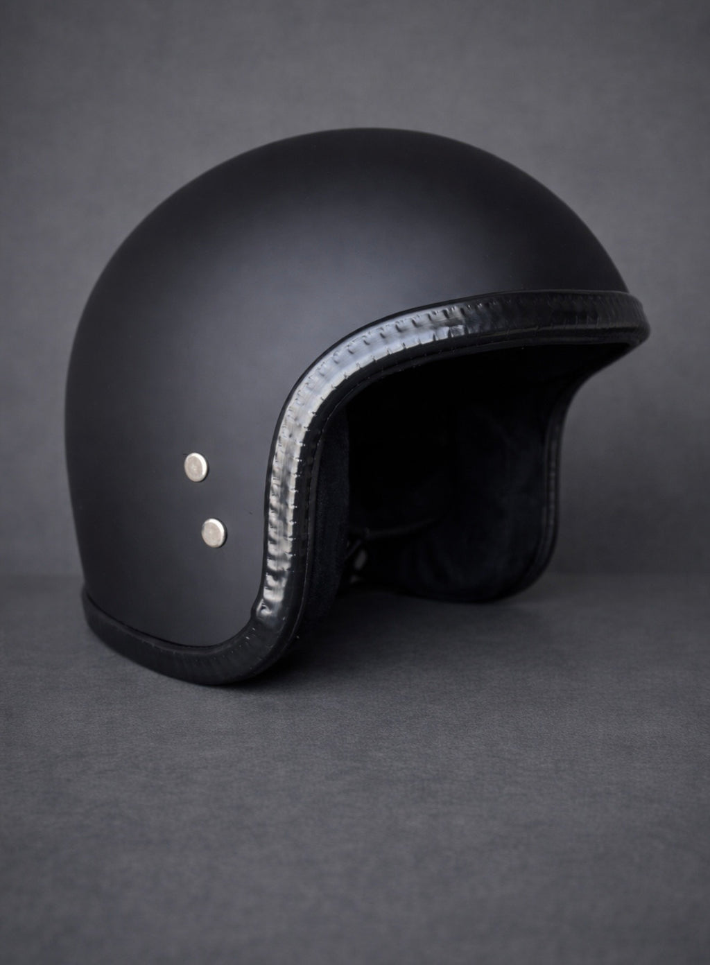 Skull cap helmet MATTE BLACK